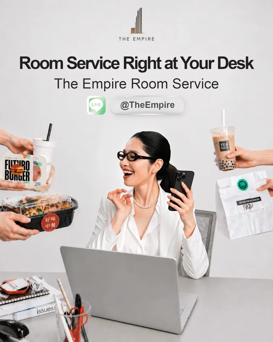 The Empire - Room Service Right at Your Desk